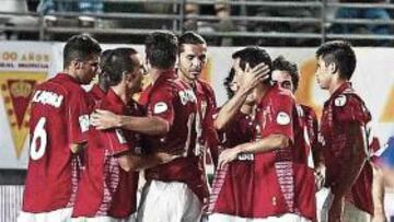 <b>IMPRESIONANTE. </b>Dialiba y el Real Murcia pasaron por encima de un Ajax que se vio superado tras el descanso.