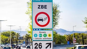 Zona de Bajas Emisiones en Cataluña 