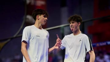 Diego García y Curro Cabeza. sensación de Gijón.