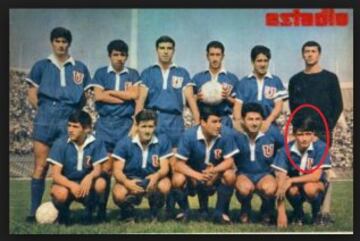 Juan Carlos Gangas estuvo en tres títulos de la U en el Ballet Azul (1964, 1965 y 1967). Luego se coronó campeón con Colo Colo en 1970.