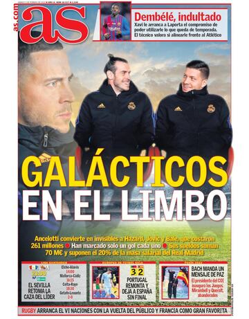 Las portadas de AS de febrero