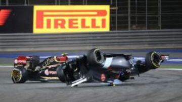 SUERTE. A pesar de la aparatosidad del accidente, Guti&eacute;rrez sali&oacute; sin lesiones del golpe de Maldonado.
 