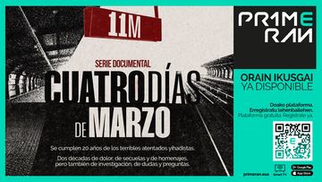 ‘11M, cuatro días de marzo’, la serie documental de Lacoproductora de Prisa que estrena hoy la plataforma Primeran