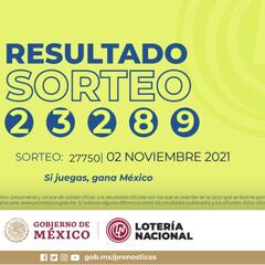 Resultados Lotería Tris Extra hoy: ganadores y números premiados | 2 de noviembre