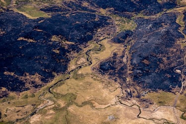 Desde el cielo: así han quedado las zonas afectadas por los incendios de agosto