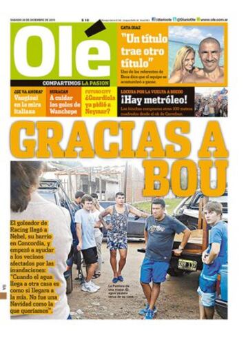 Portadas de la prensa mundial