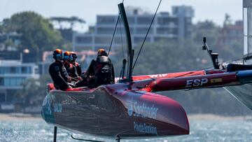 Embarcación del equipo español.