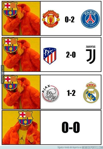 Los mejores memes de la jornada de la Champions League