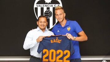 Oficial: el Valencia ata a Racic hasta 2022 y le pone 100M de cláusula