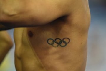 Parece que la moda de tatuarse ha calado hondo entre los participantes en las pruebas de natación. Las competiciones se han convertido en una pasarela de tatuajes 