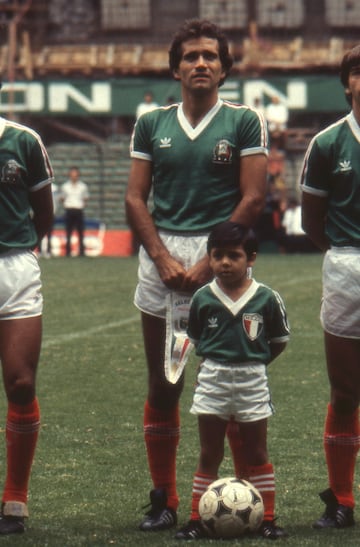   FERNANDO QUIRARTE of the National Team of Mexico in 1985.