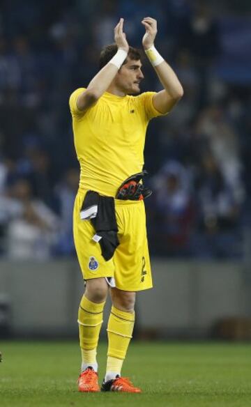 Iker Casillas al final del partido.