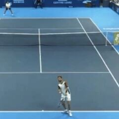 El mundo de tenis alucina con él: va a perder el set y hace esto