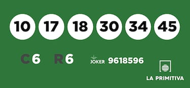 La Primitiva: comprobar los resultados del sorteo de hoy, jueves 19 de marzo