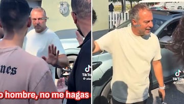 El altercado de Flick con varios aficionados culés en la ciudad deportiva