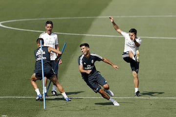 El Madrid prepara su estreno liguero ante el Getafe