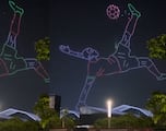 El increíble show de drones en la Copa Africana de Naciones