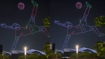 El increíble show de drones en la Copa Africana de Naciones