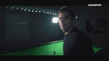 Ronnie O&#039;Sullivan mira a c&aacute;mara en el documental &#039;Joy of Six&#039; (Eurosport).