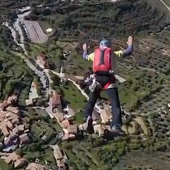 Muere Nacho Cifuentes practicando salto BASE en Peña Telera