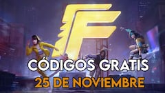 Free Fire | Códigos de hoy martes 25 de noviembre de 2025: recompensas gratis