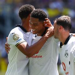 Debut como titular, gol y festejo a lo Jude: Jobe Bellingham ya brilla