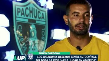 Edwin Cardona, jugador de Pachuca