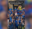 Piqué desatado en la fiesta del ascenso del Andorra a Segunda