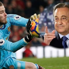 Florentino, De Gea y el GIF con el que no podrás evitar reírte
