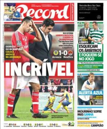 Portadas de la prensa deportiva