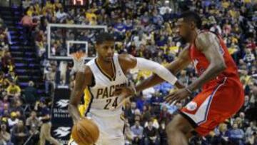 Paul George (24), fue la clave en la victoria de los Pacers.