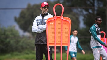 El técnico de Santa Fe y sus impresiones tras llegar al club.