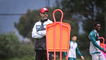 El técnico de Santa Fe y sus impresiones tras llegar al club.