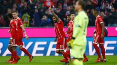 Soccer Football - Bundesliga - Bayern Munich vs TSG 1899 Hoffenheim - Allianz Arena, Munich, Germany - January 27, 2018   Bayern Munich&#039;s Arturo Vidal celebrates scoring their fourth goal    REUTERS/Michaela Rehle    DFL RULES TO LIMIT THE ONLINE USA