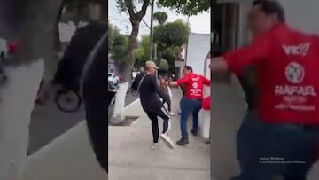 Vídeo: Así agarraron a golpes a Rafael Montiel del PRI, candidato a diputado por Cuajimalpa