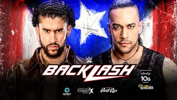 Este es el poster para el encuentro entre Bad Bunny contra Damian Priest.
