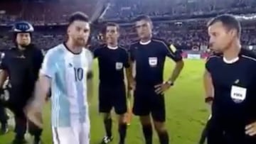 Por este gesto sancionaron cuatro partidos a Messi