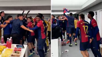 El grito viral del Barça en el Bernabéu tras arrollar al Real Madrid