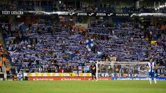 18/09/16 PARTIDO PRIMERA DIVISION
 ESPANYOL - REAL MADRID
 SEGUIDORES GRADA DE ANIMACION 