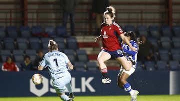 Osasuna vence al Sporting de Huelva en la tercera ronda de la Copa de la Reina Iberdrola 2022-23.