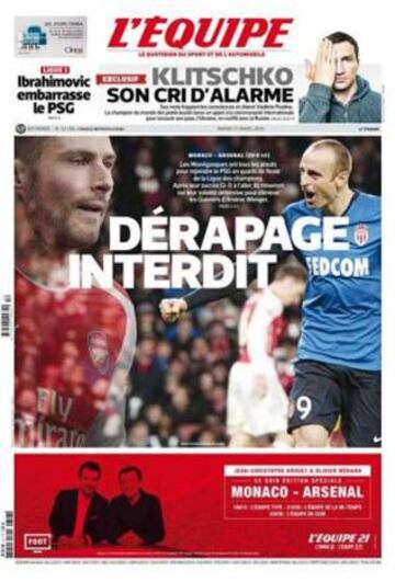 Portadas de la prensa deportiva