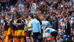 The defender came off early in City’s 2-1 win over Leeds United, just days before the Champions League semi-final.