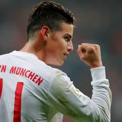 James celebra seis meses en Bayern con golazo