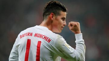 James celebra seis meses en Bayern con golazo