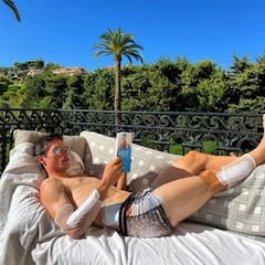 Roglic muestra sus heridas tras su fuerte caída en La Vuelta