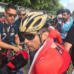 Visconti chocó con un coche: “Es milagroso seguir con vida”