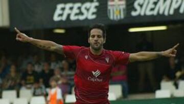 <b>REQUERIDO. </b>Usero, ahora en Grecia, hizo dos goles con el Córdoba en su última visita al Cartagonova.