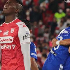 Millonarios se queda con el clásico y complica a Santa Fe