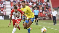 Momento del partido entre el Almer&iacute;a y Las Palmas.