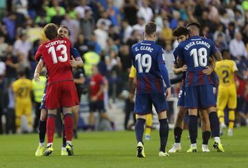 El conjunto granota remontó el tanto inicial de Leo Messi gracias a 3 goles en 7 minutos, obras de Campaña, Mayoral y Radoja.